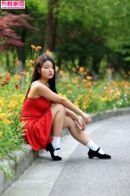  红衣长发美女黑高秀--11p 